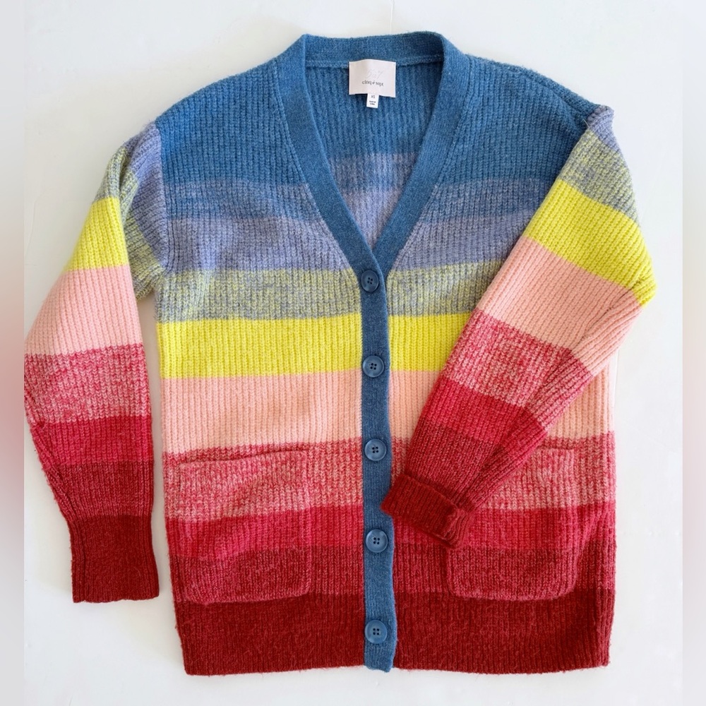 Cinq à Sept Kensley Striped Cardigan size XS